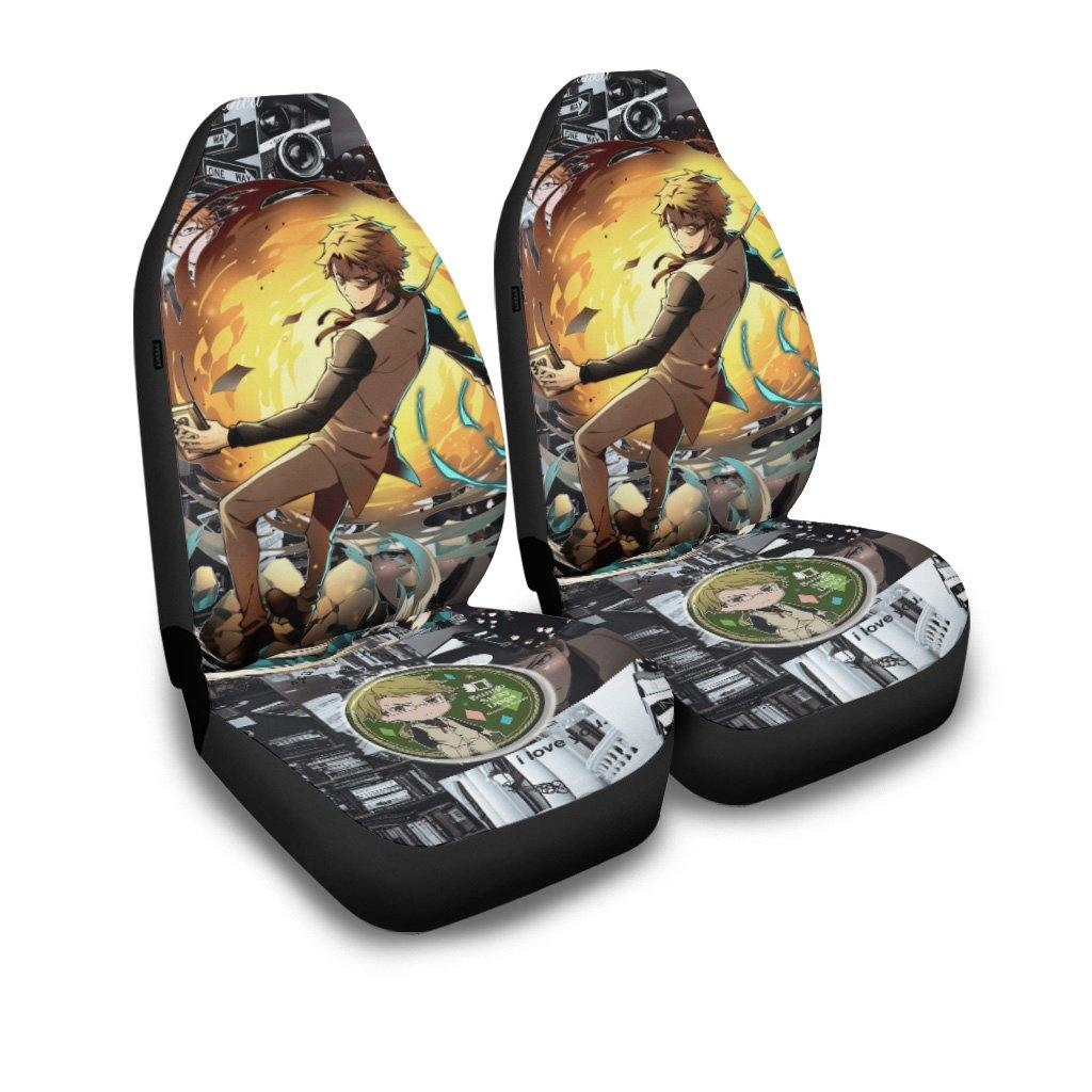 Doppo Kunikida Car Seat Covers Bungou Stray Dogs