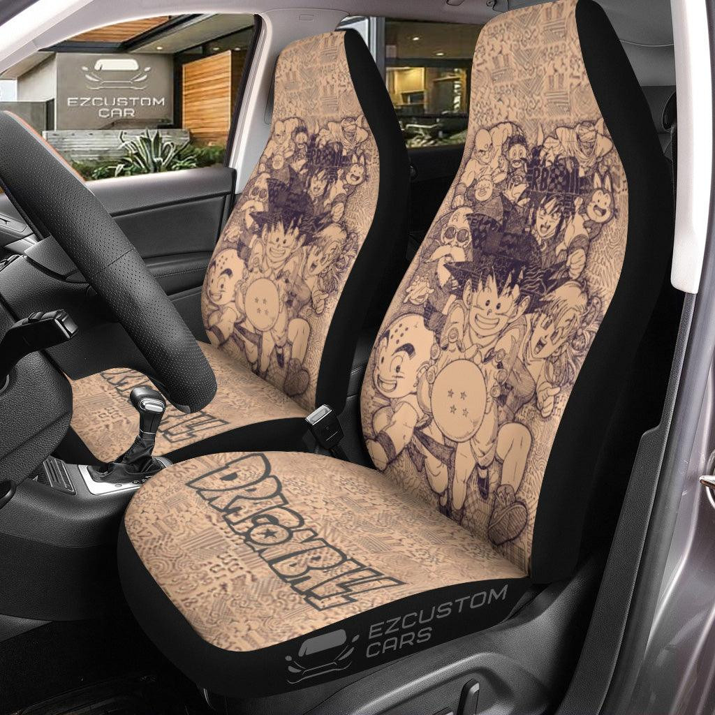 Dragon Ball Car Seat Covers Mix Manga