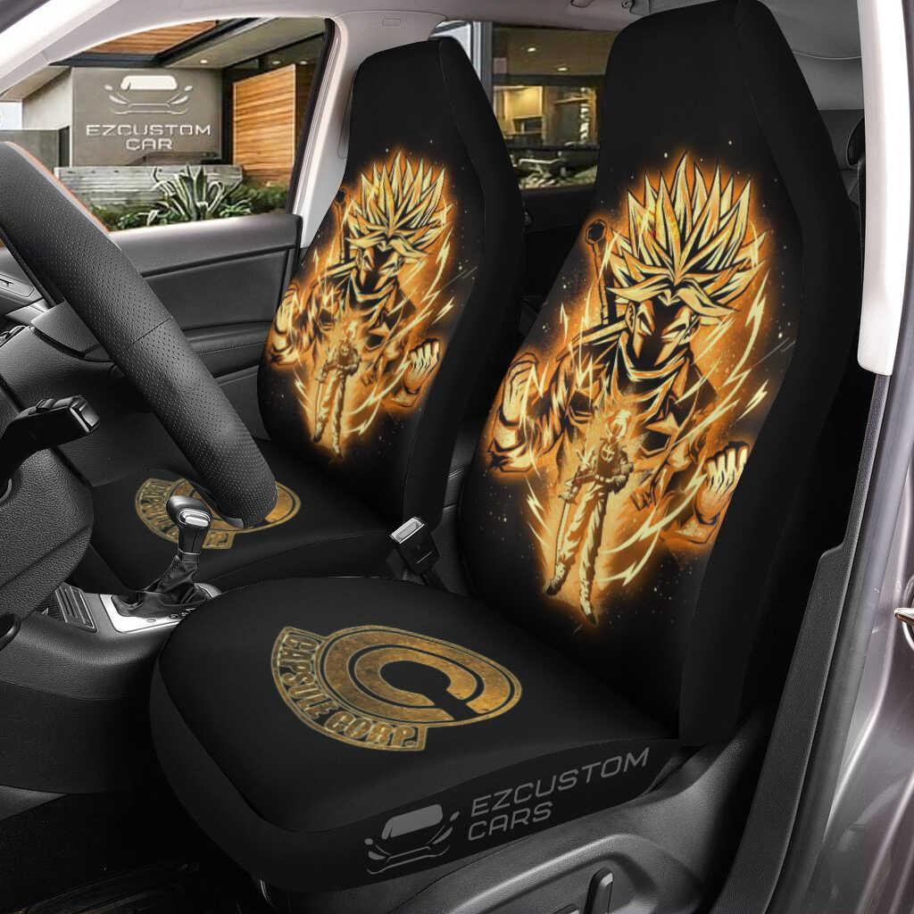 Dragon Ball Z Car Seat Covers Golden Trunks