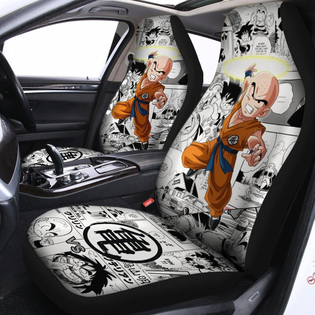 Dragon Ball Z Car Seat Covers Krillin Mix Manga