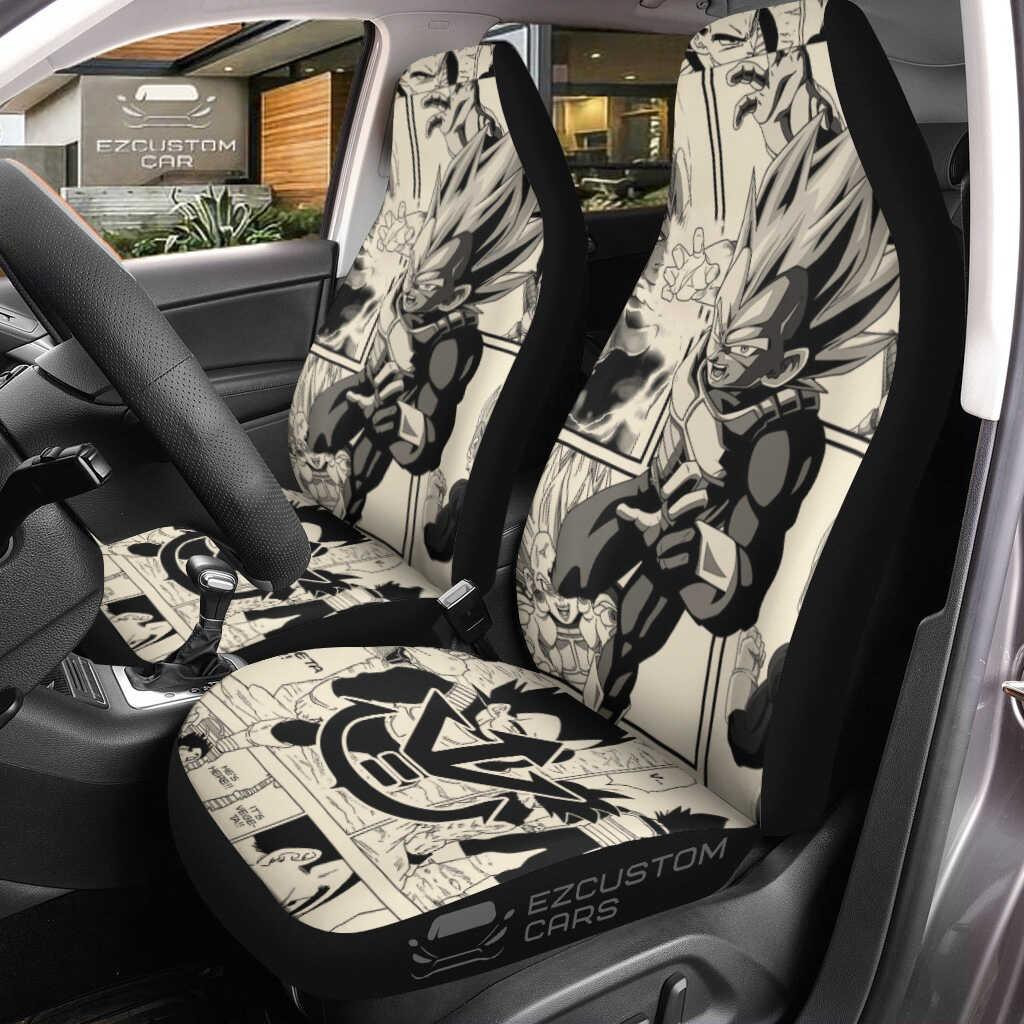 Dragon Ball Z Car Seat Covers Vegeta Mix Manga DBZ
