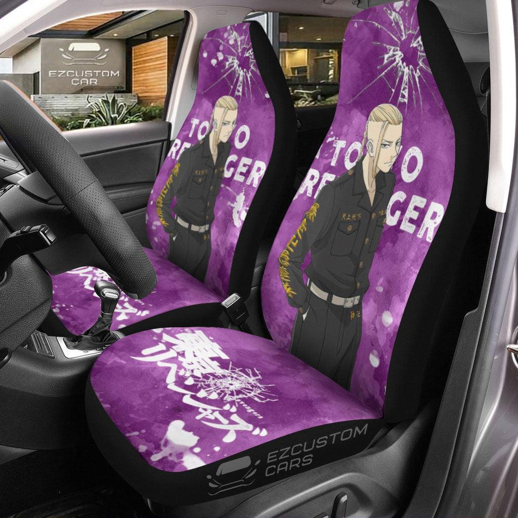 Draken Car Seat Covers Custom Anime Tokyo Revengers Car Accessories