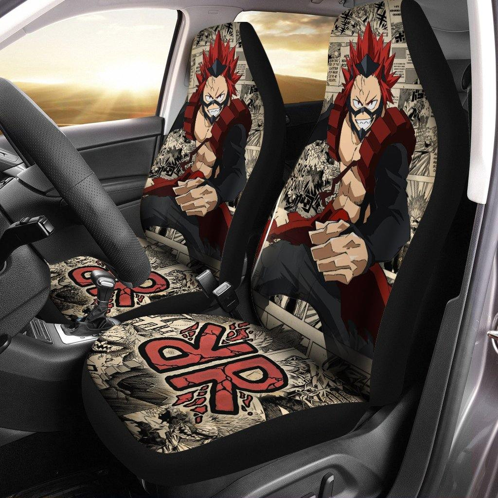 Eijiro Kirishima Mix Manga Car Seat Covers Anime My Hero Academia