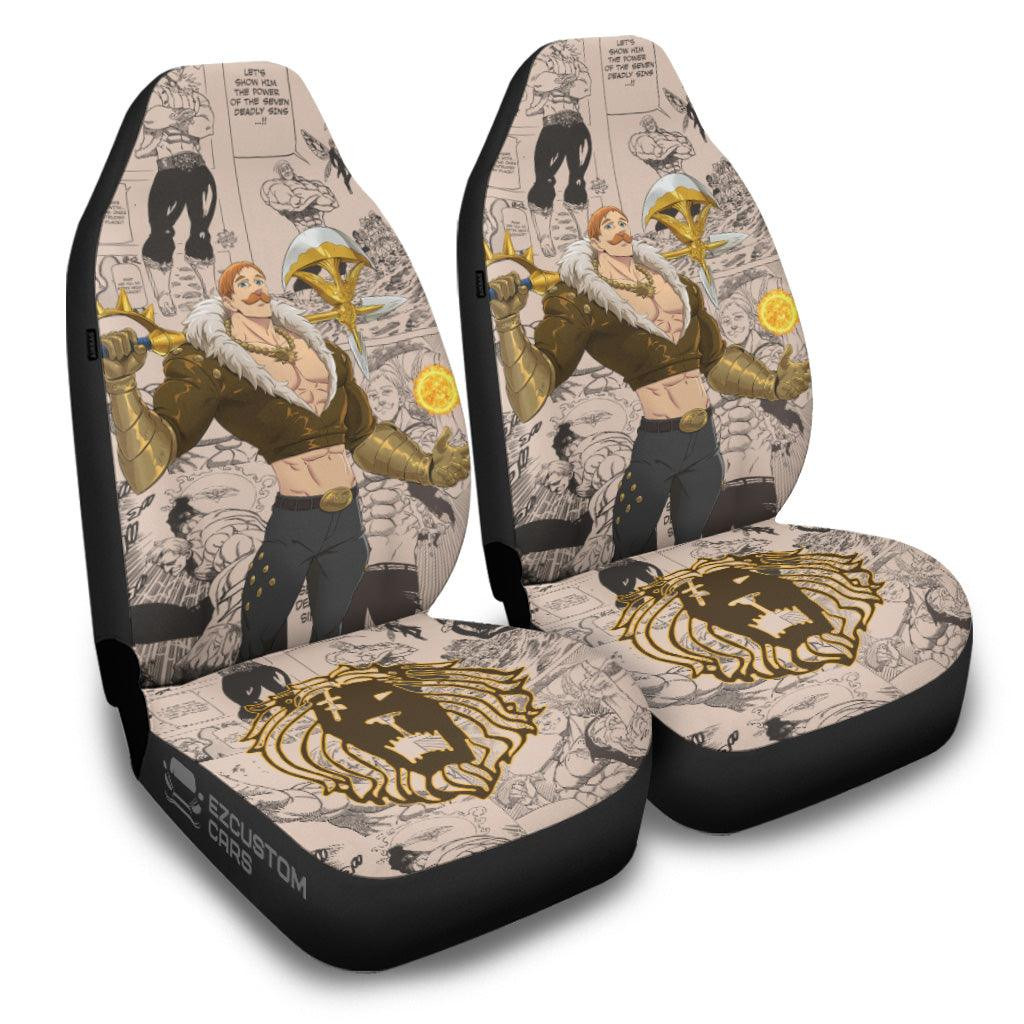 Escanor 7 Deadly Sins Manga Mix Car Seat Covers – Anime Style