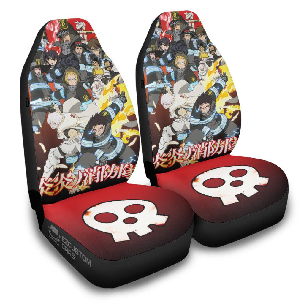 Fire Force All Characters Car Seat Covers