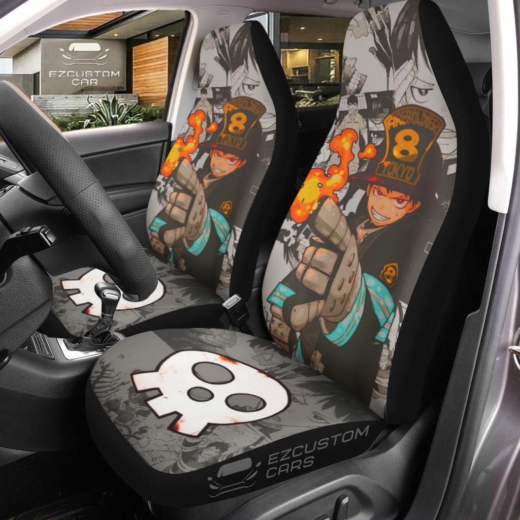 Fire Force Shinra Kusakabe Car Seat Covers