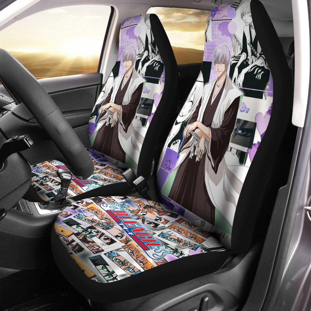 Gin Ichimaru Bleach Anime Custom Car Seat Covers