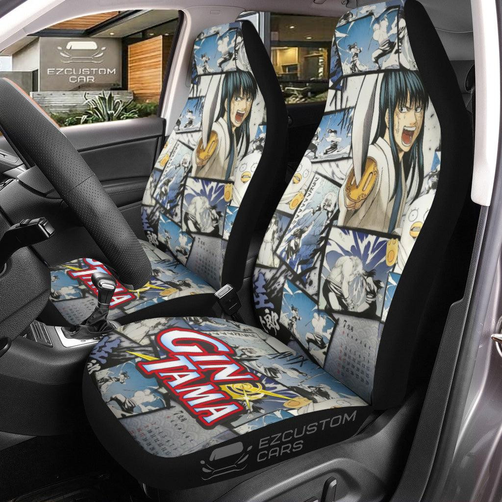 Gintama Katsura Kotarou Car Seat Covers Mixed Manga Style