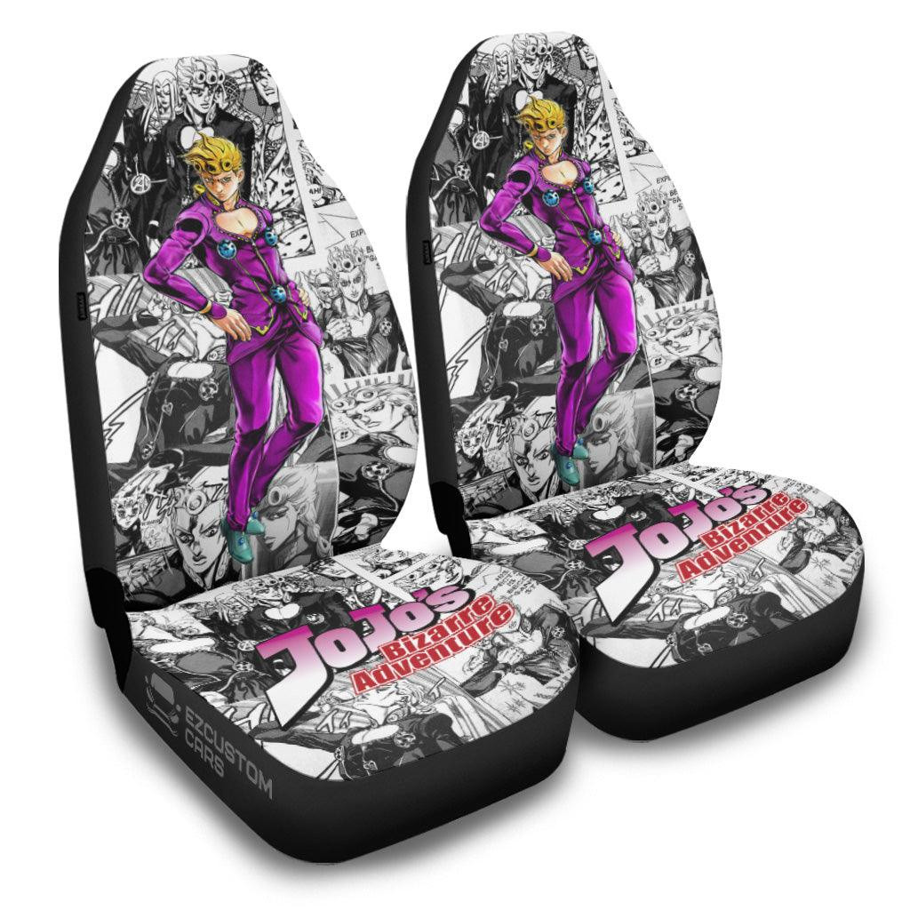 Giorno Giovanna JoJo’s Bizarre Adventure Car Seat Covers Mix Manga Style