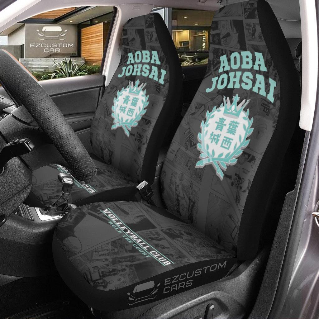 Haikyuu Anime Car Seat Covers Aoba Johsai Symbol