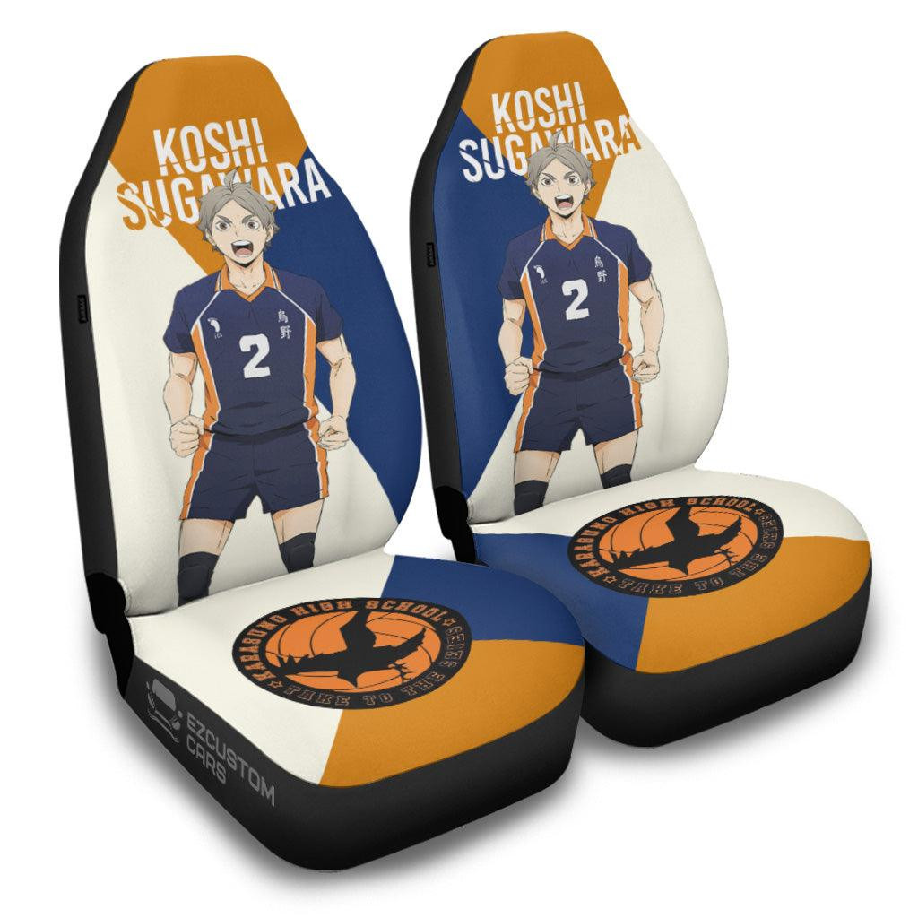 Haikyuu Anime Car Seat Covers Koushi Sugawara