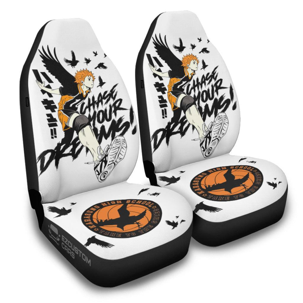 Haikyuu Hinata Car Seat Covers Anime Car Accessories