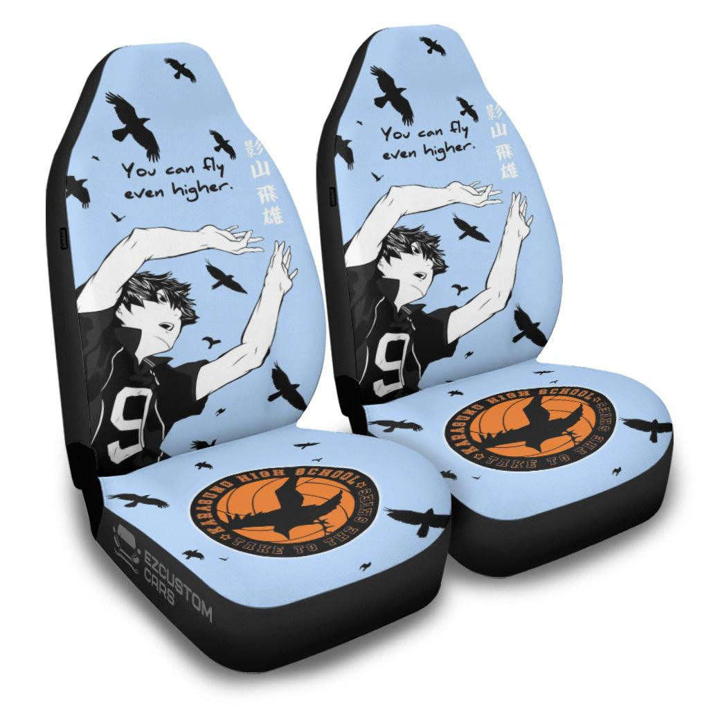 Haikyuu Tobio Kageyama Car Seat Covers Anime Car Decor