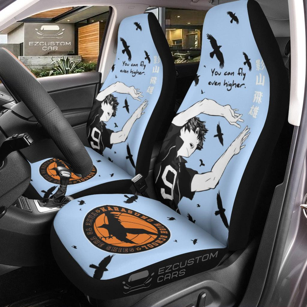 Haikyuu Tobio Kageyama Car Seat Covers Anime Car Decor