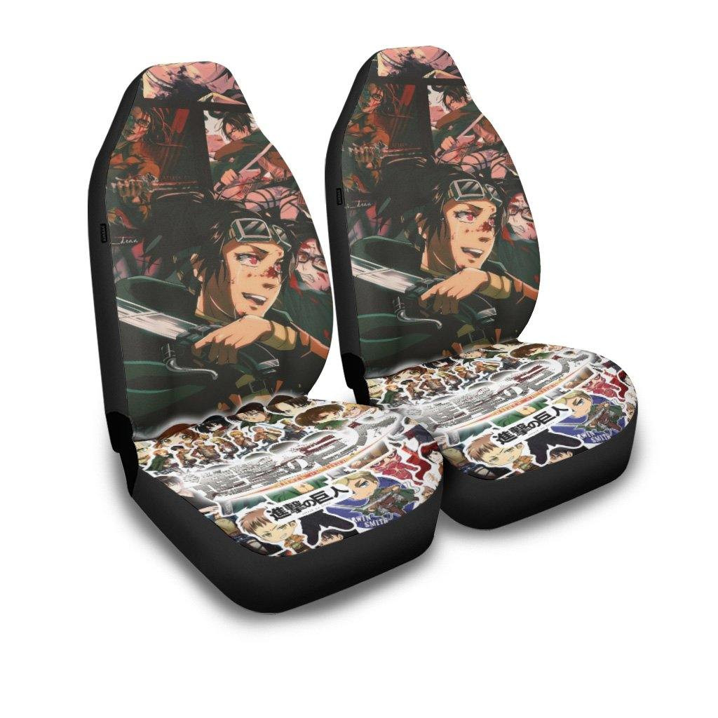 Hange Attack On Titan Car Seat Covers Fan Gift
