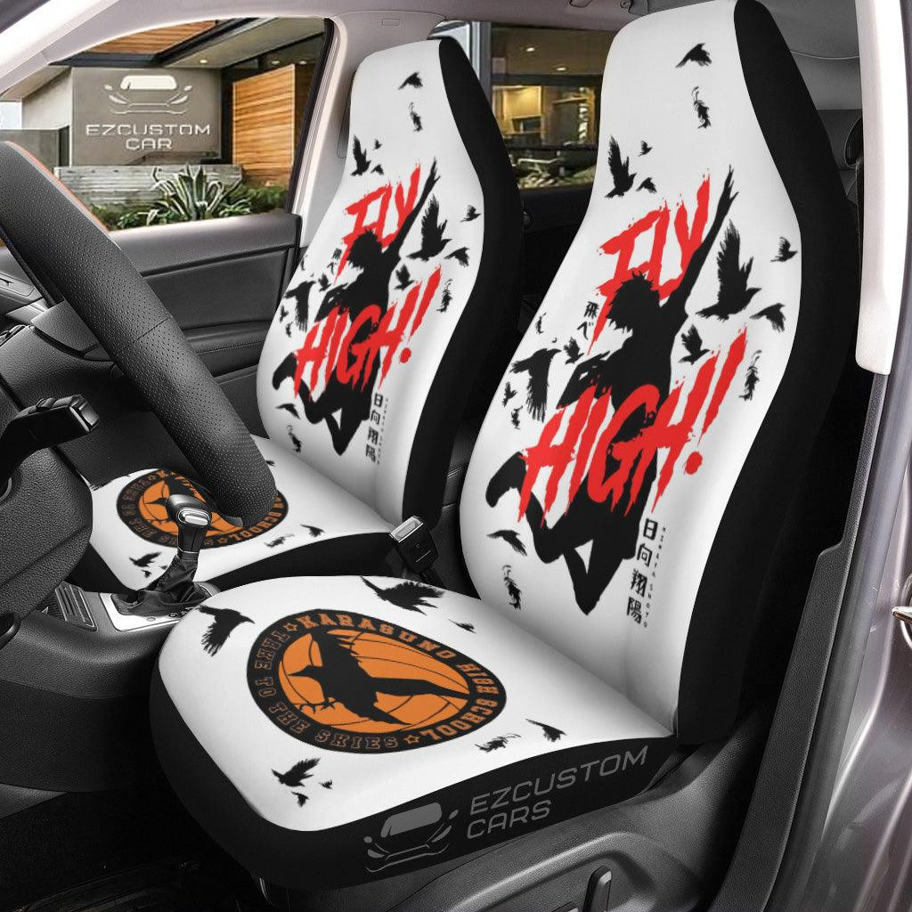 Hinata Haikyuu Fly High Anime Car Seat Covers