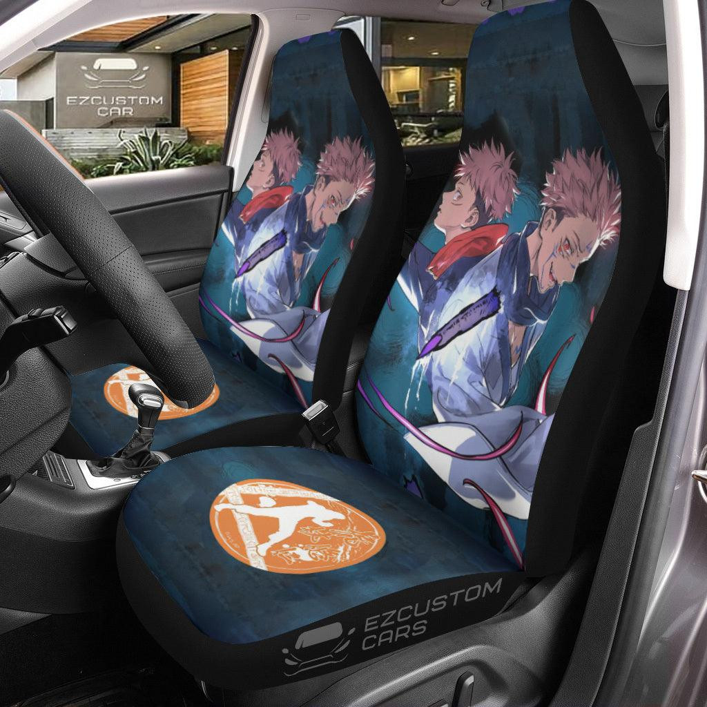 Itadori Yuji Car Seat Covers Jujutsu Kaisen