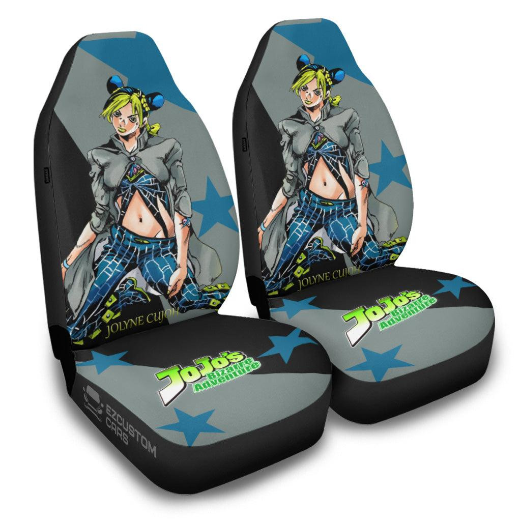 Jolyne Car Seat Covers Custom Anime JoJo’s Bizarre Adventure Car Accessories