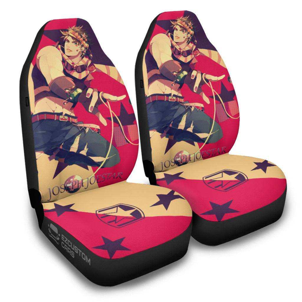 Joseph Car Seat Covers Custom Anime JoJo’s Bizarre Adventure Car Accessories