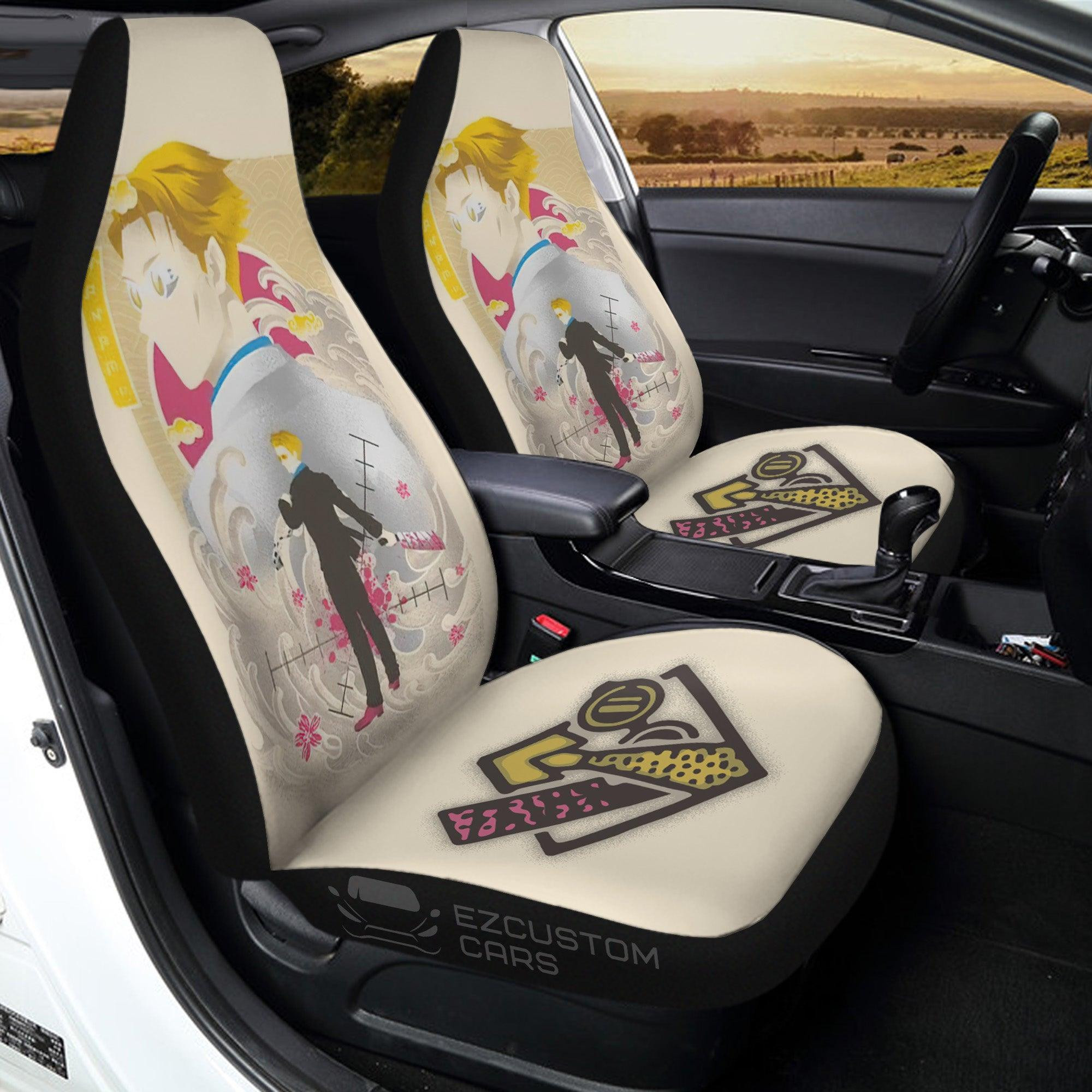 Jujutsu Kaisen Kento Nanami Car Seat Covers Car Accessories Mix Antique Artwork