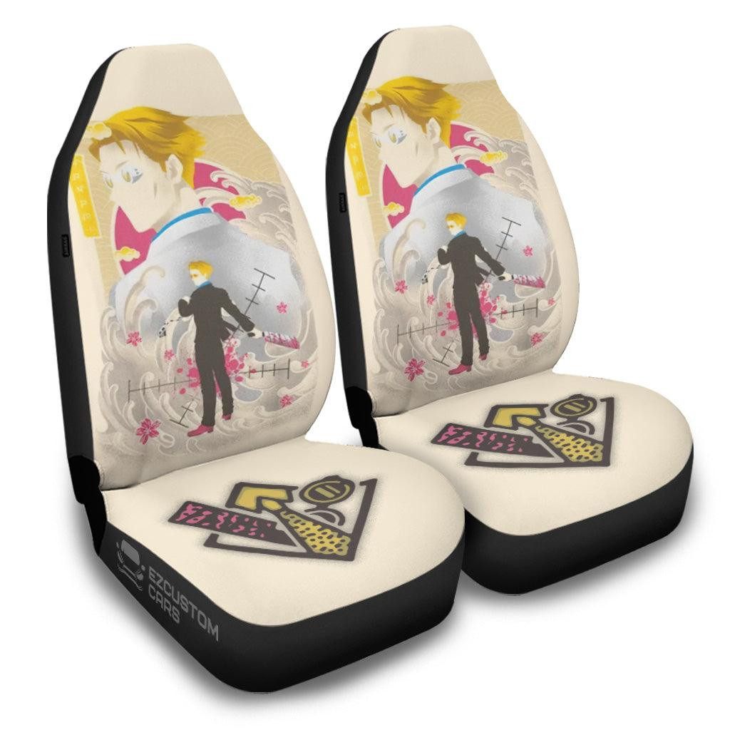 Jujutsu Kaisen Kento Nanami Car Seat Covers Car Accessories Mix Antique Artwork