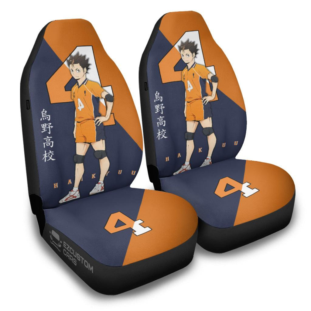 Karasuno High Nishinoya Haikyuu Anime Car Seat Covers