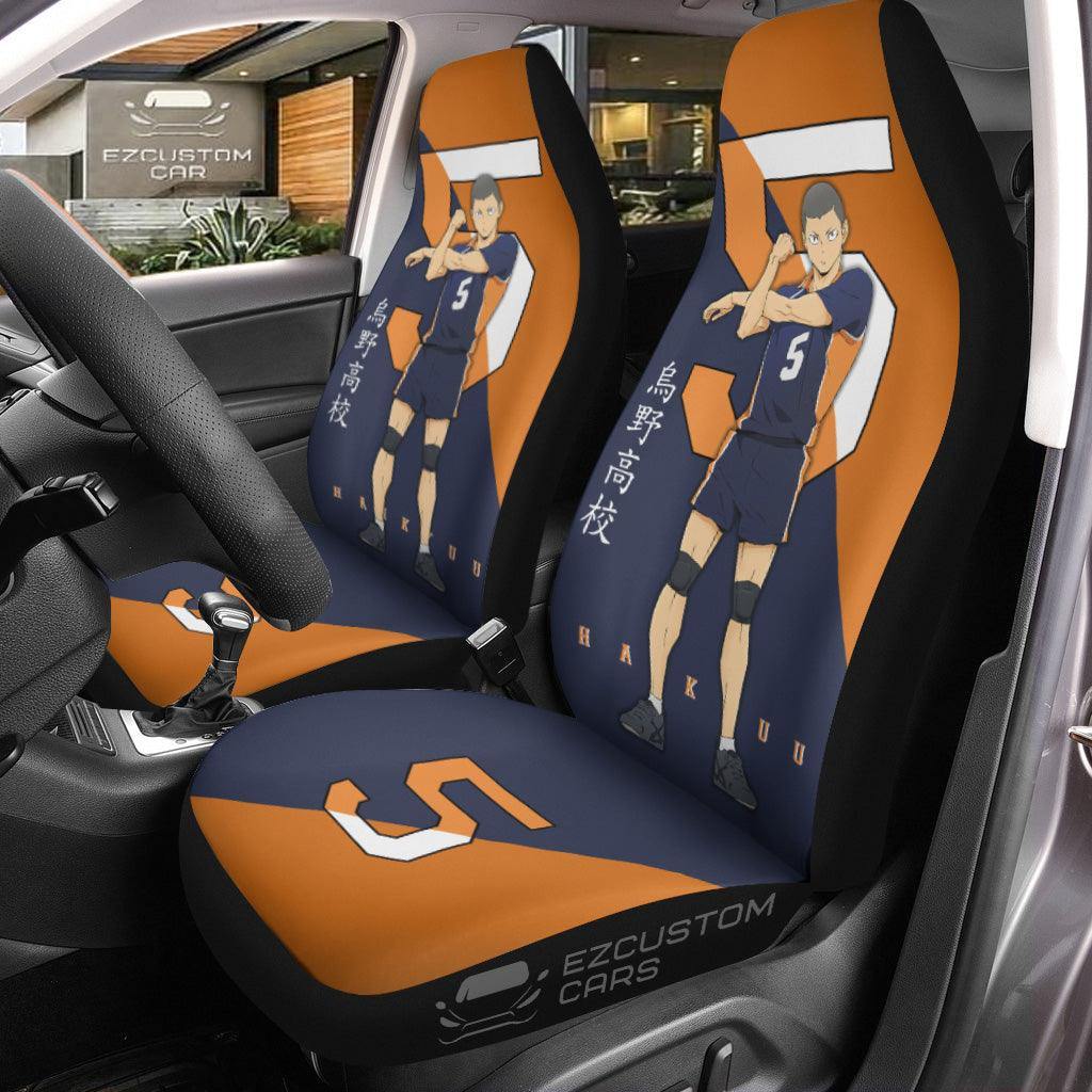 Karasuno High Tanaka Haikyuu Anime Car Seat Covers