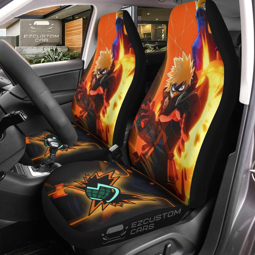 Katsuki Bakugo My Hero Academia Anime Car Seat Covers
