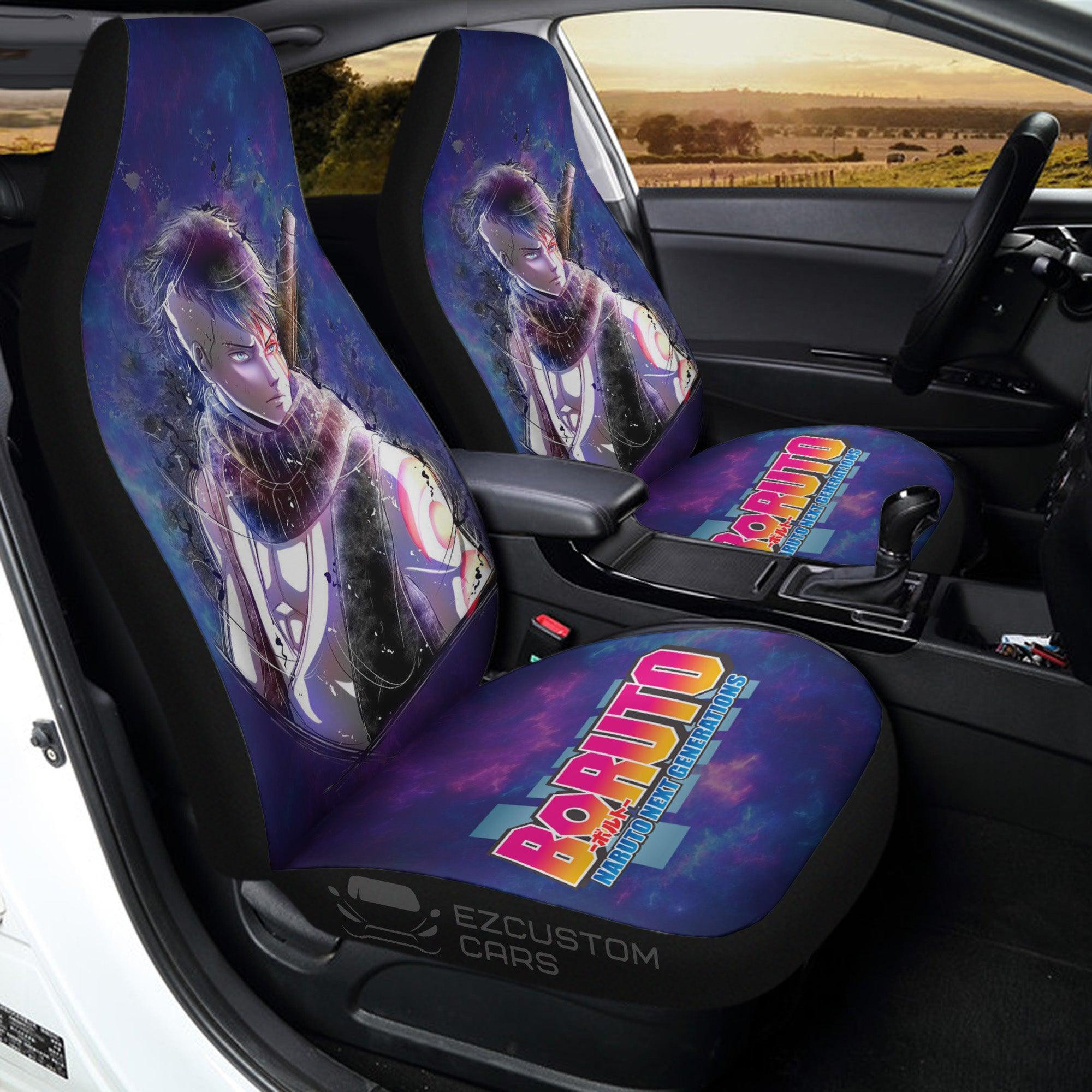 Kawaki Car Seat Covers Cutsom Boruto Fan Art