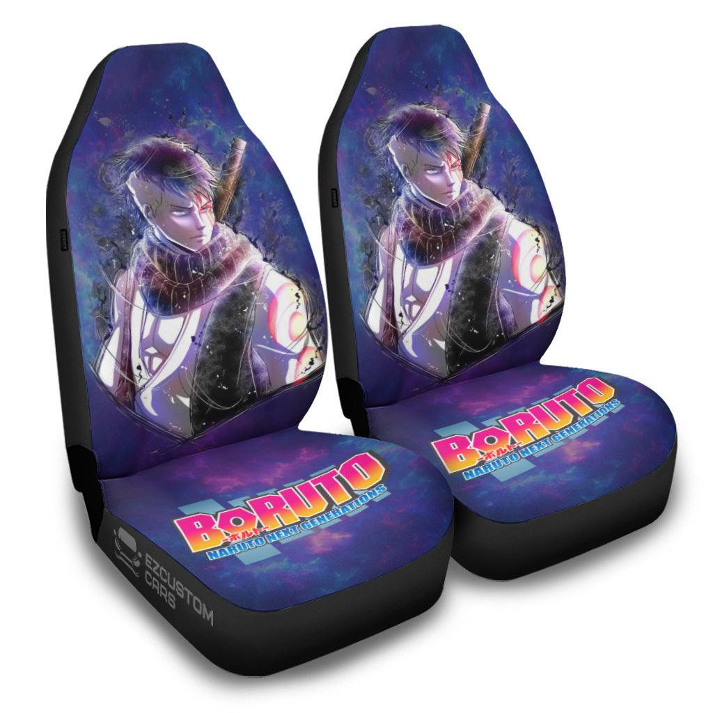 Kawaki Car Seat Covers Cutsom Boruto Fan Art