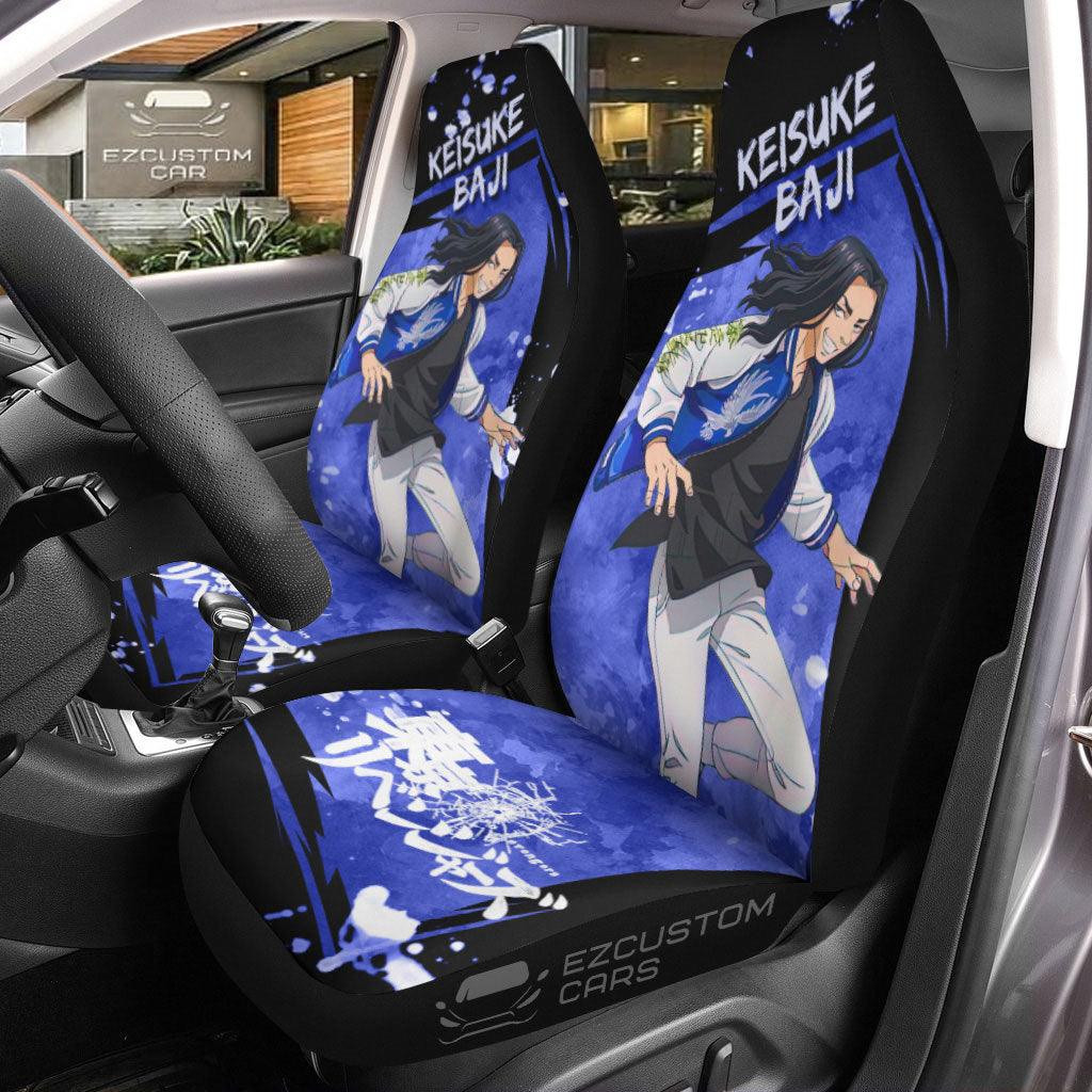 Keisuke Baji Car Seat Covers Custom Anime Tokyo Revengers Car Accessories