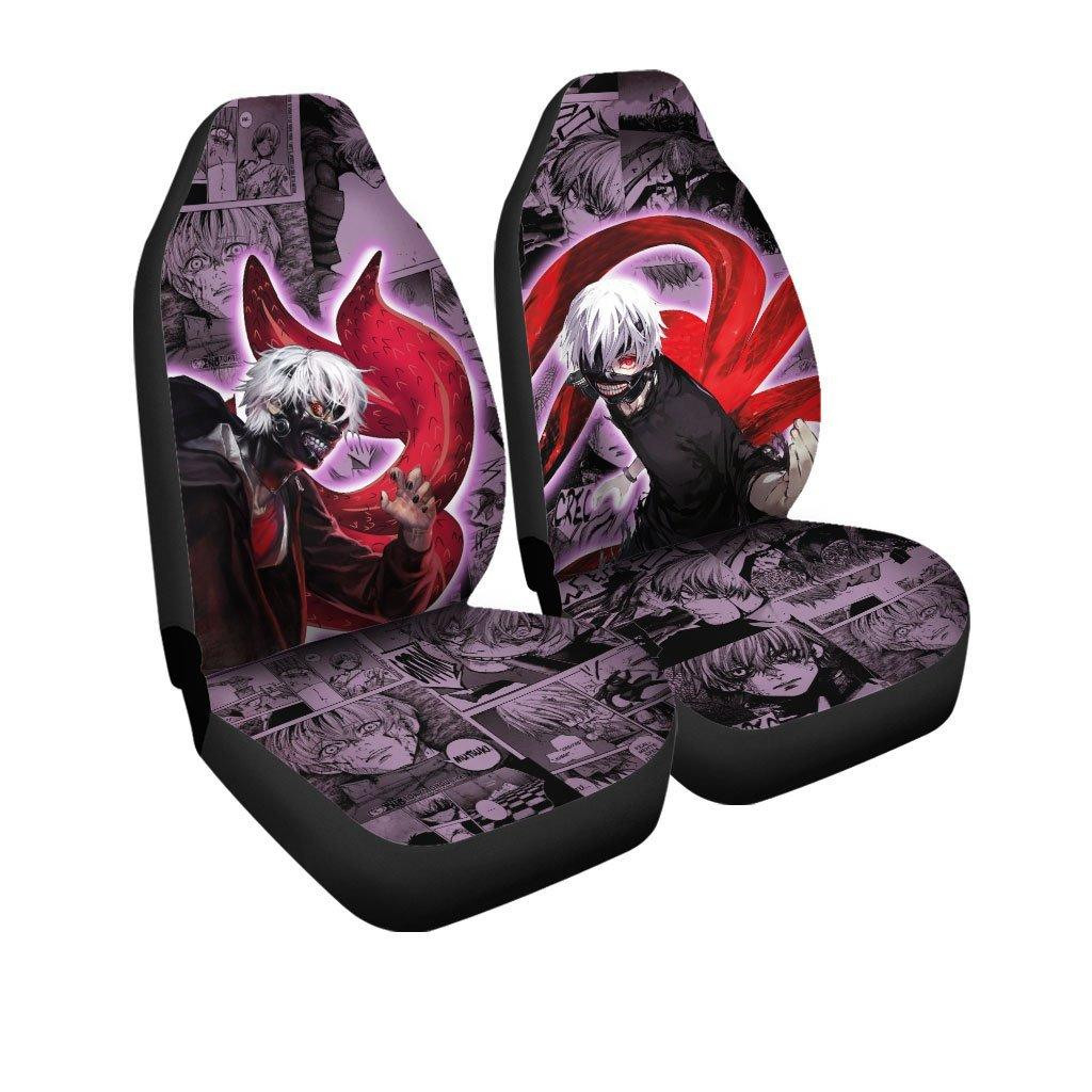 Ken Kaneki Car Seat Covers Custom Tokyo Ghoul Anime Series