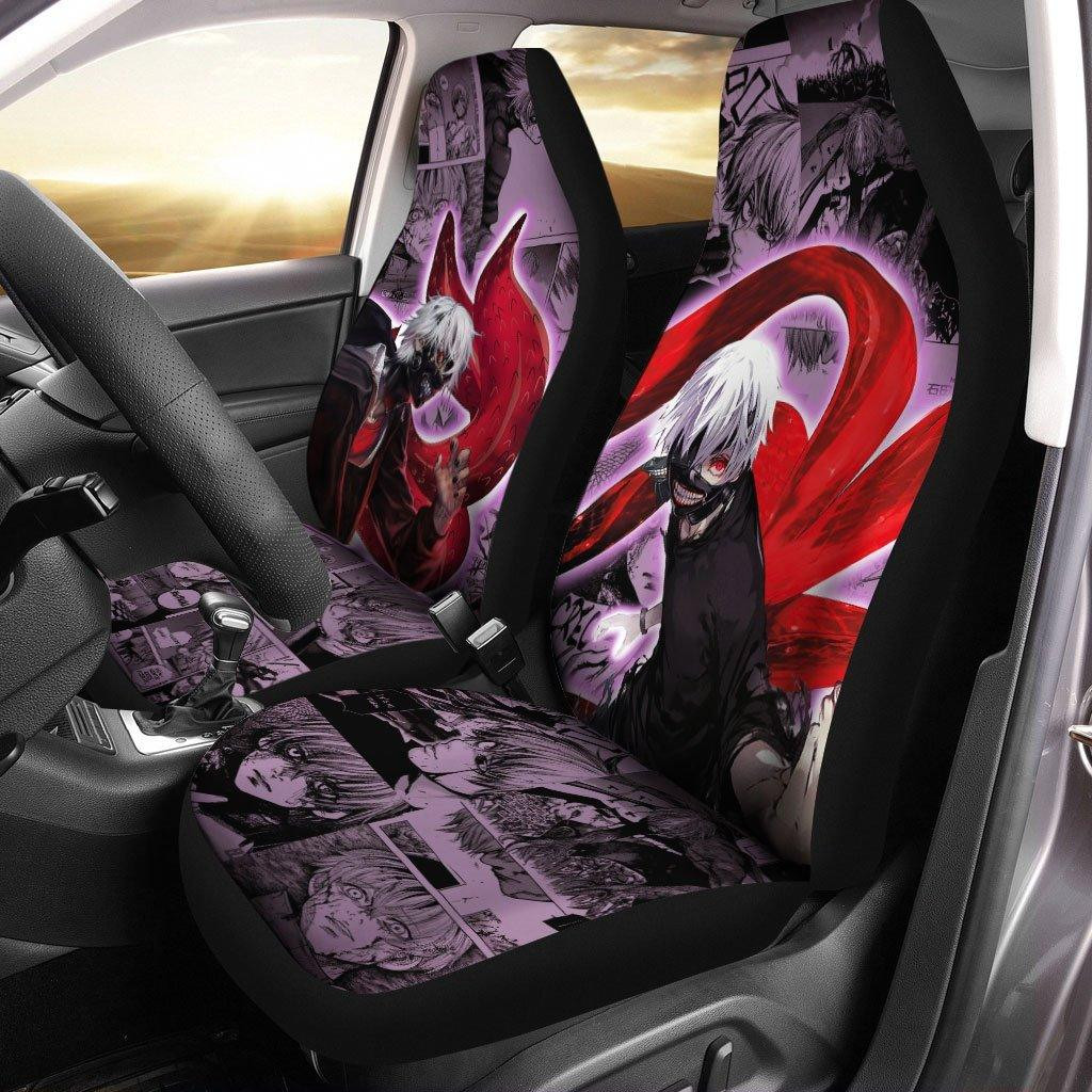 Ken Kaneki Car Seat Covers Custom Tokyo Ghoul Anime Series