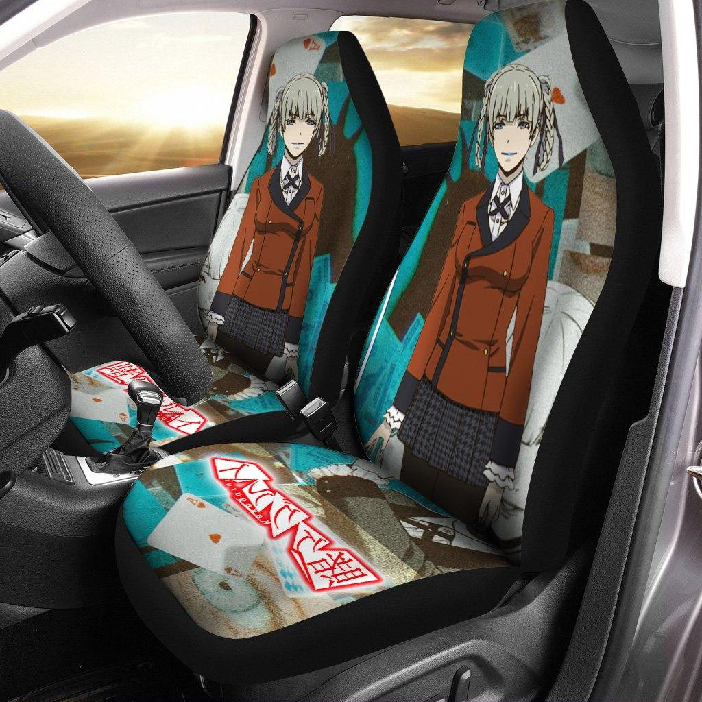 Kirari Momobami Kakegurui Anime Art Car Seat Covers
