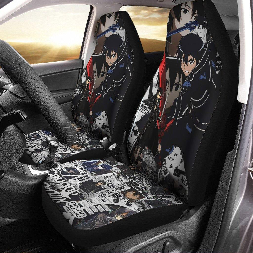 Kirito Sword Art Online Anime Car Seat Covers Fan Gift