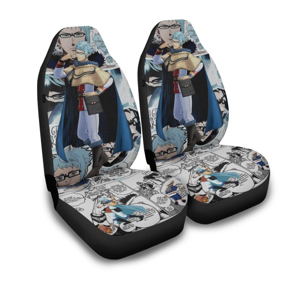 Klaus Black Clover Car Seat Covers