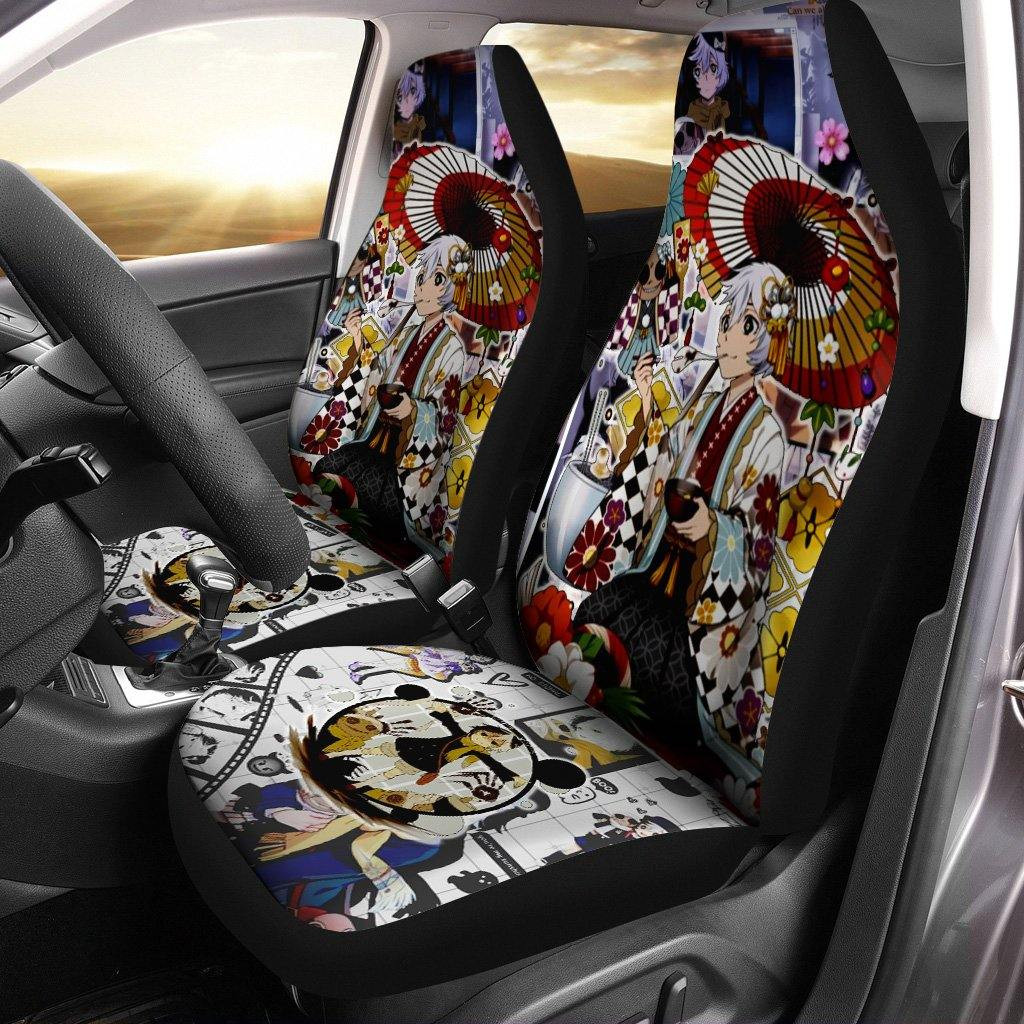 Kyuusaku Yumeno Car Seat Covers Bungou Stray Dogs