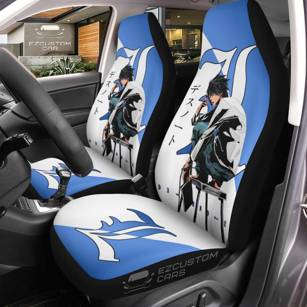 L Lawliet Car Seat Covers Death Note Anime Car Accessories