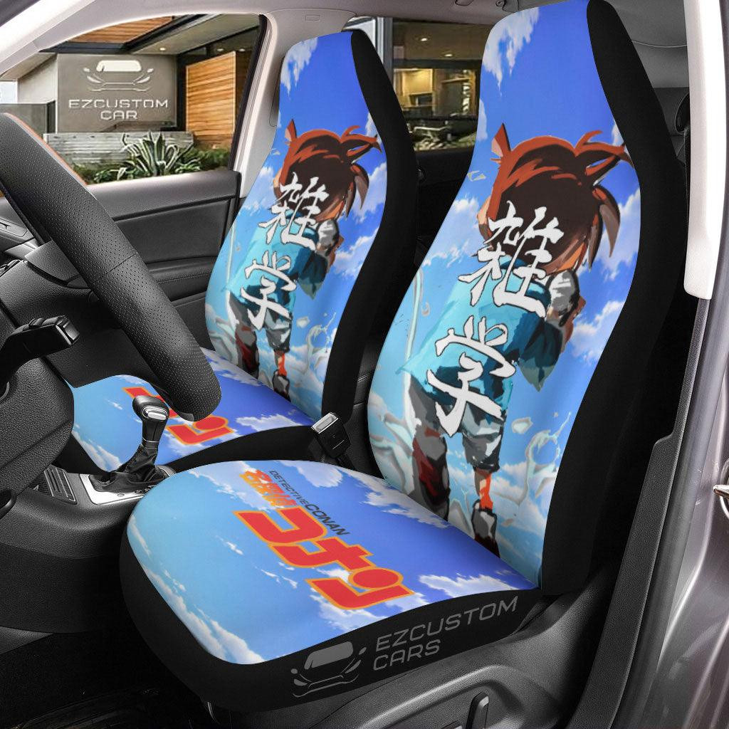 Main Character Car Seat Covers Custom Anime Detective Conan Car Accessories