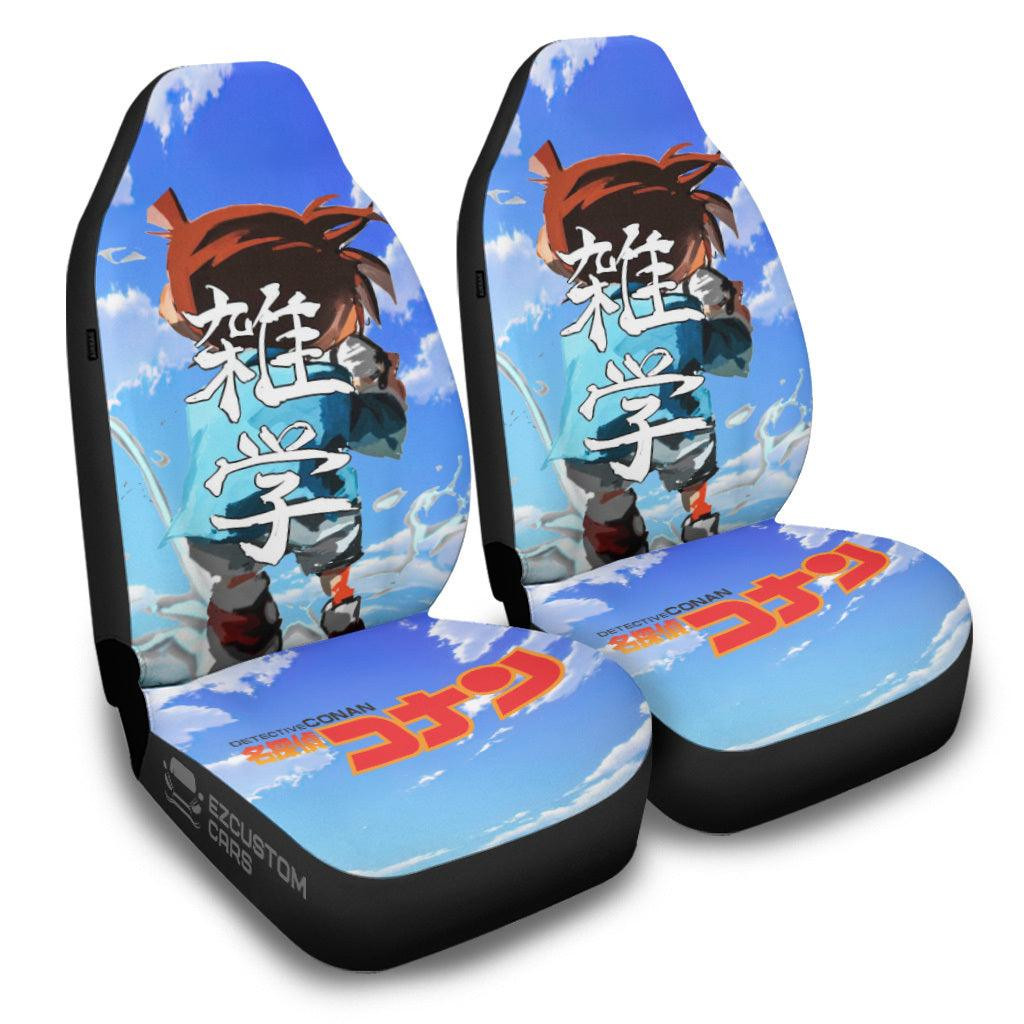 Main Character Car Seat Covers Custom Anime Detective Conan Car Accessories