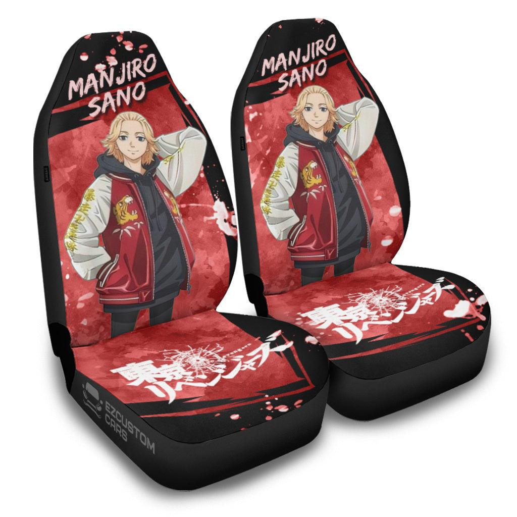 Manjiro Sano Car Seat Covers Custom Anime Tokyo Revengers Car Accessories