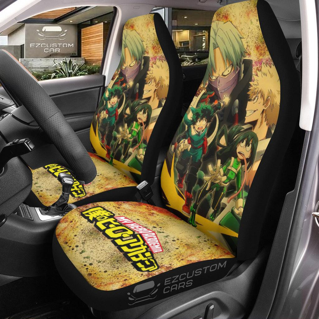 MHA Heroes Car Accessories Anime Car Seat Covers