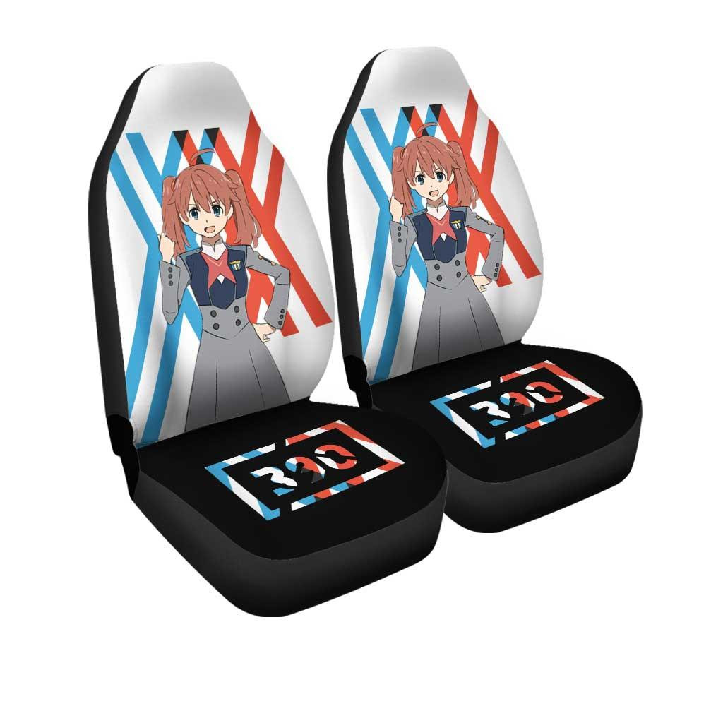Miku Car Seat Covers Custom DARLING in the FRANXX Anime Car Gift Accessories