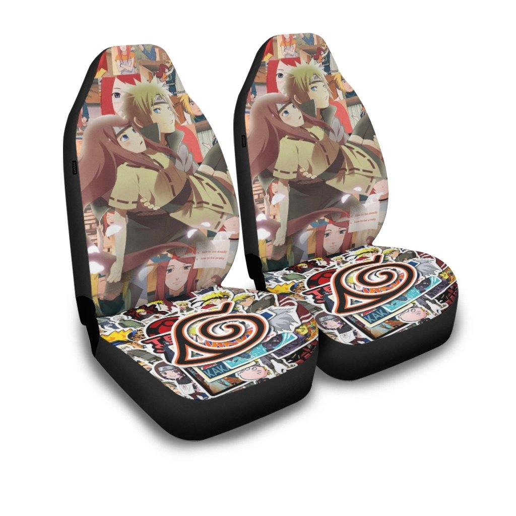 Minato and Kushina Naruto Car Seat Covers