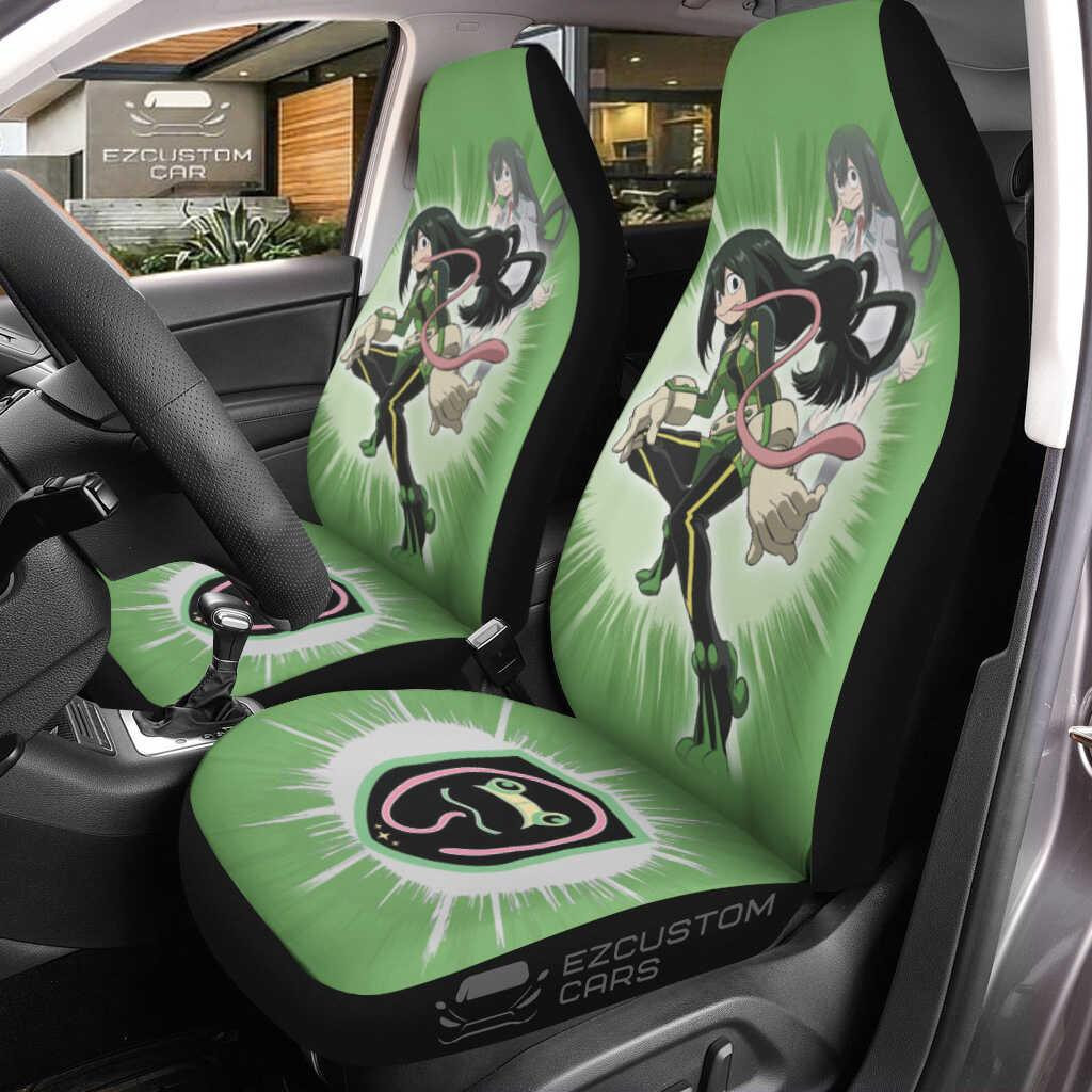 My Hero Academia Car Accessories Anime Car Seat Covers Asui Tsuyu MHA