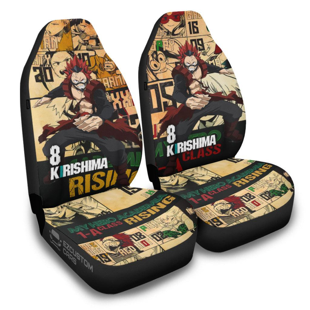 My Hero Academia Car Accessories Anime Car Seat Covers Eijiro Kirishima Hero