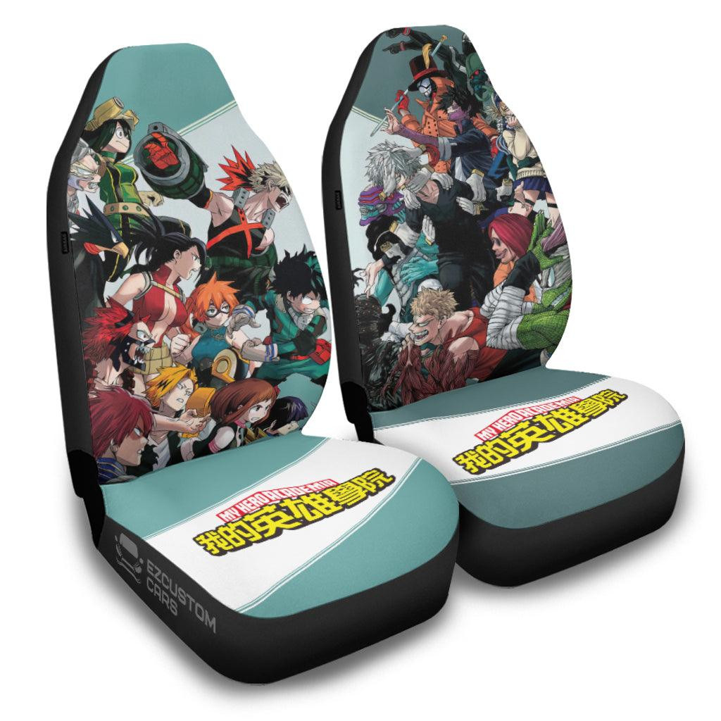 My Hero Academia Car Accessories Anime Car Seat Covers Heroes x Villains