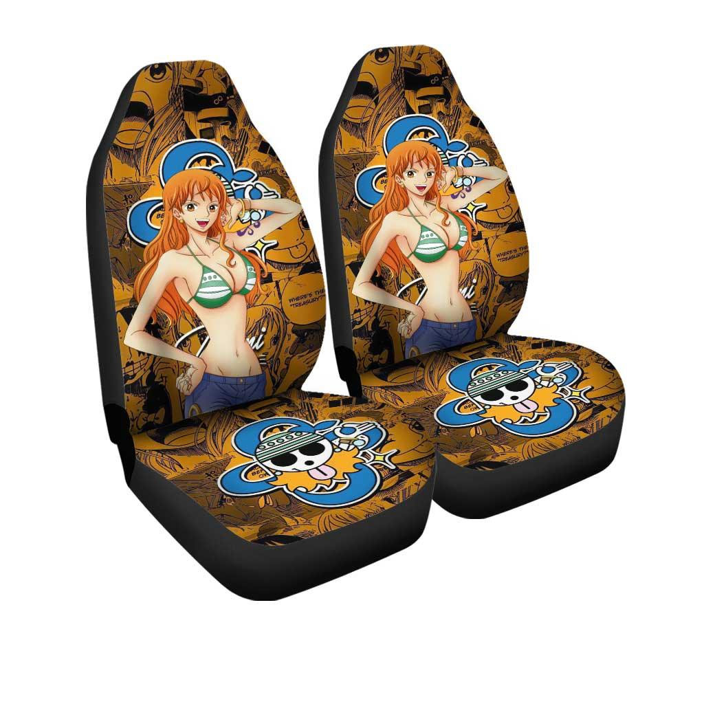 Nami Car Seat Covers Custom One Piece Anime