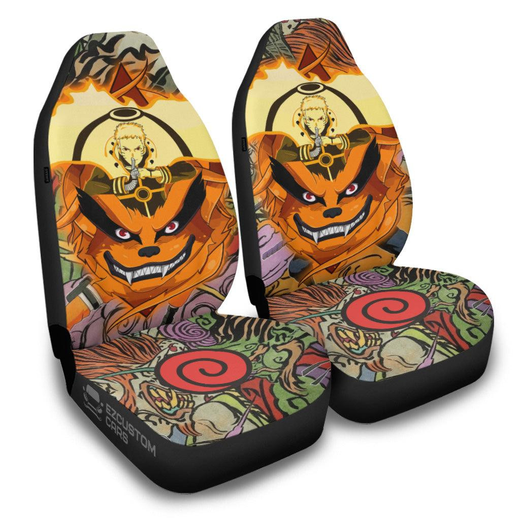 Naruto and Kurama Naruto Anime Car Seat Covers