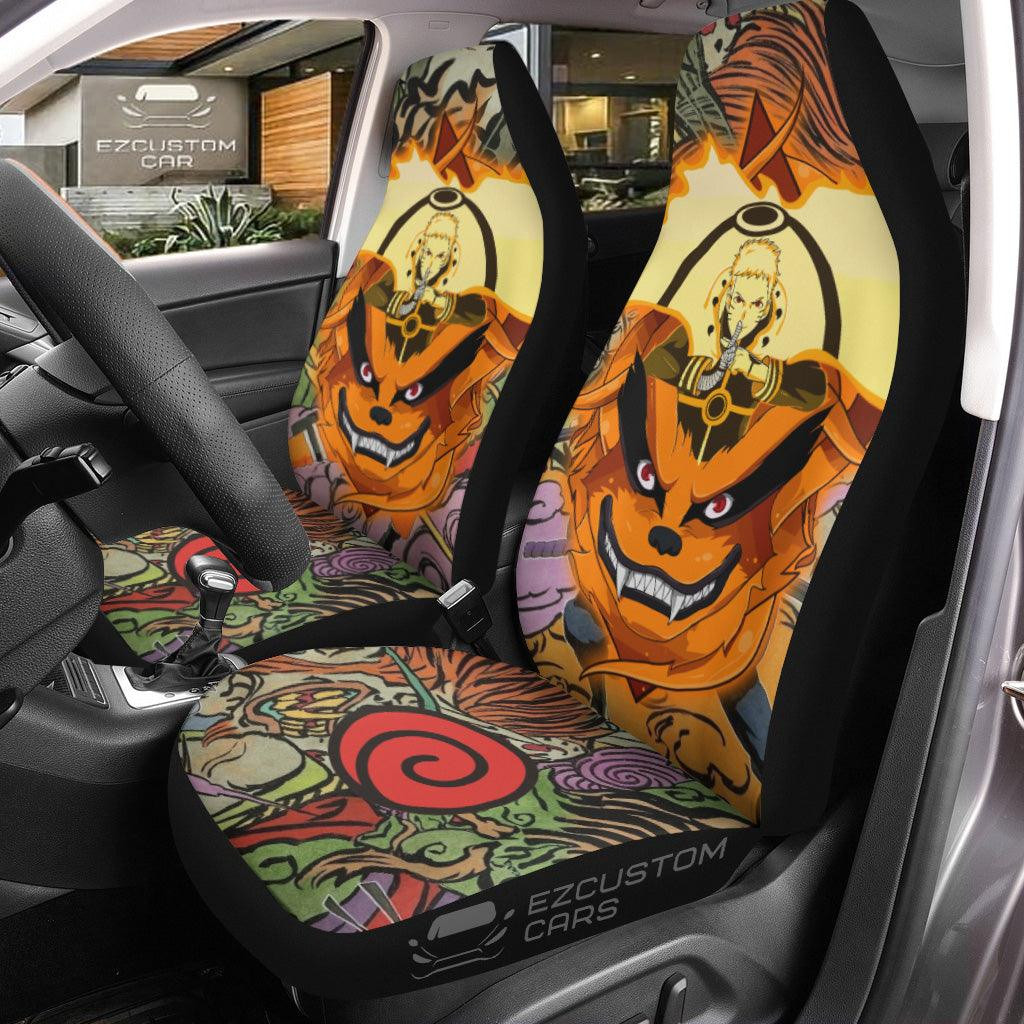 Naruto and Kurama Naruto Anime Car Seat Covers